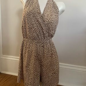SHEIN 1 pc shorts and attach halter top and elastic waistband